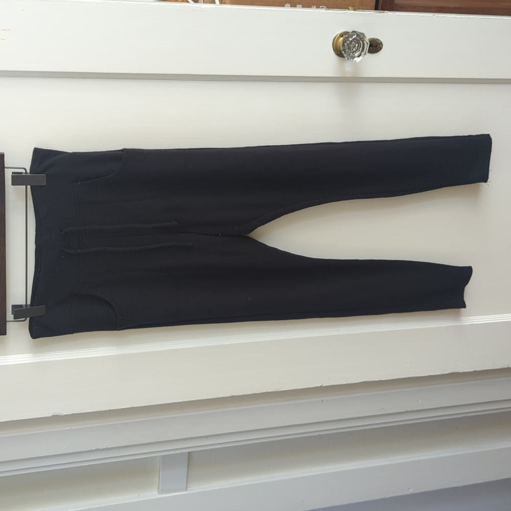 a new day women's black cotton tights size L